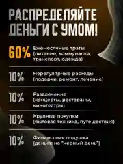 Черный планировщик бюджета с конвертами Parchment, для денег на кольцах