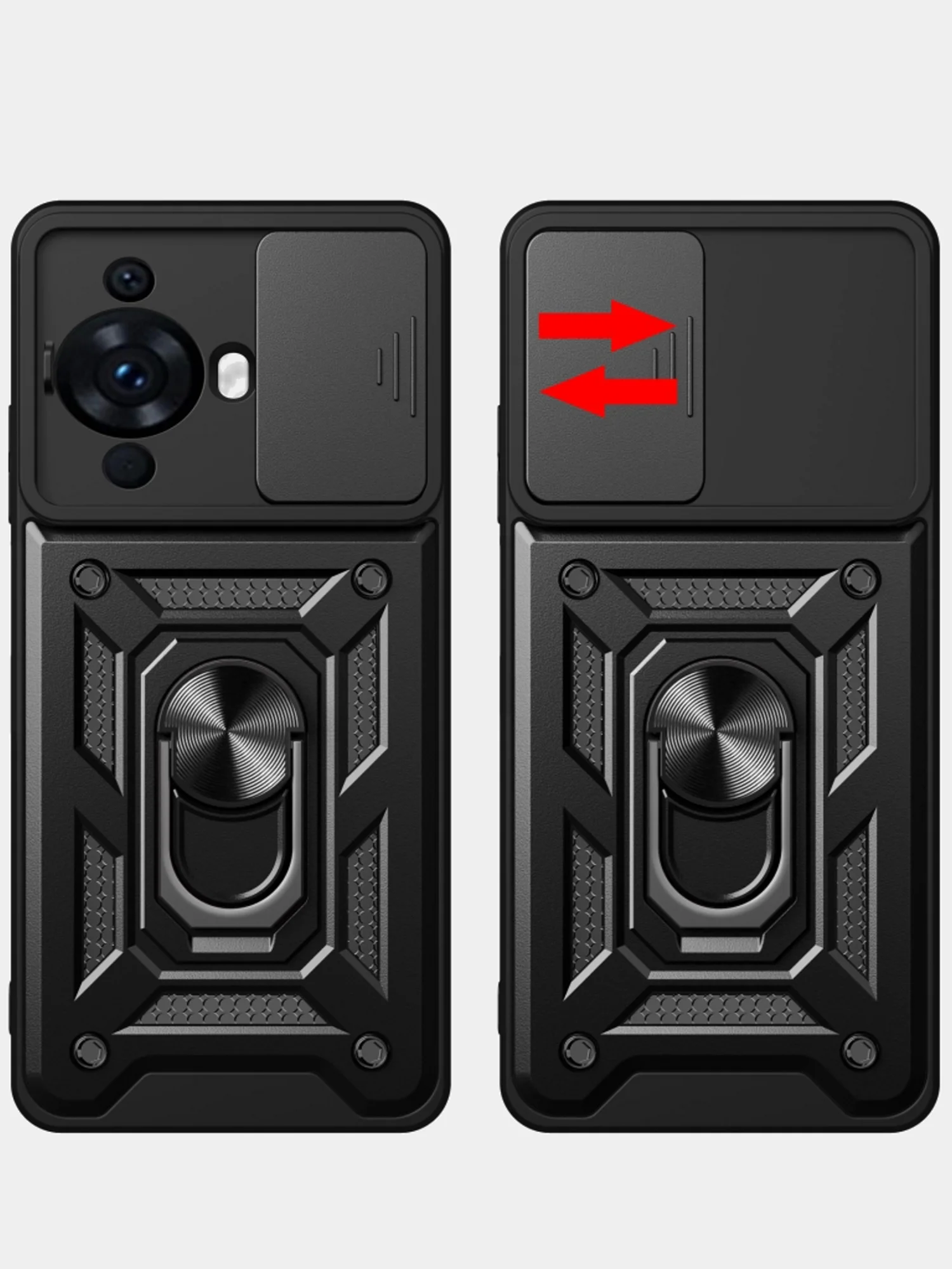 Черный чехол противоударный armors для Huawei Nova 11 и Huawei Nova 12s
