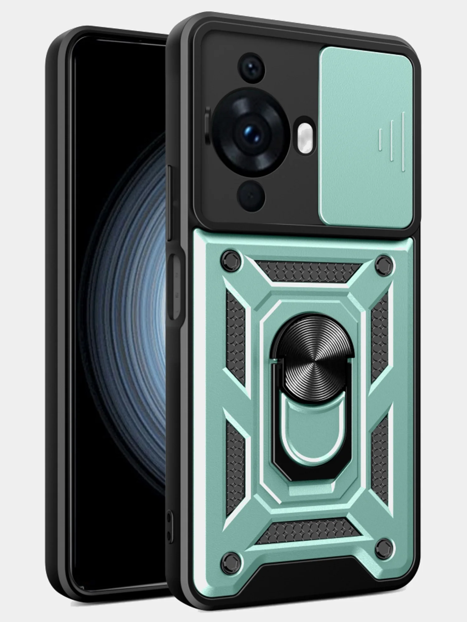 Зеленый чехол противоударный armors для Huawei Nova 11 и Huawei Nova 12s
