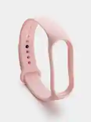 Пудровый силиконовый ремешок для Xiaomi Mi Band 5/6/7 ксяоми ми бэнд