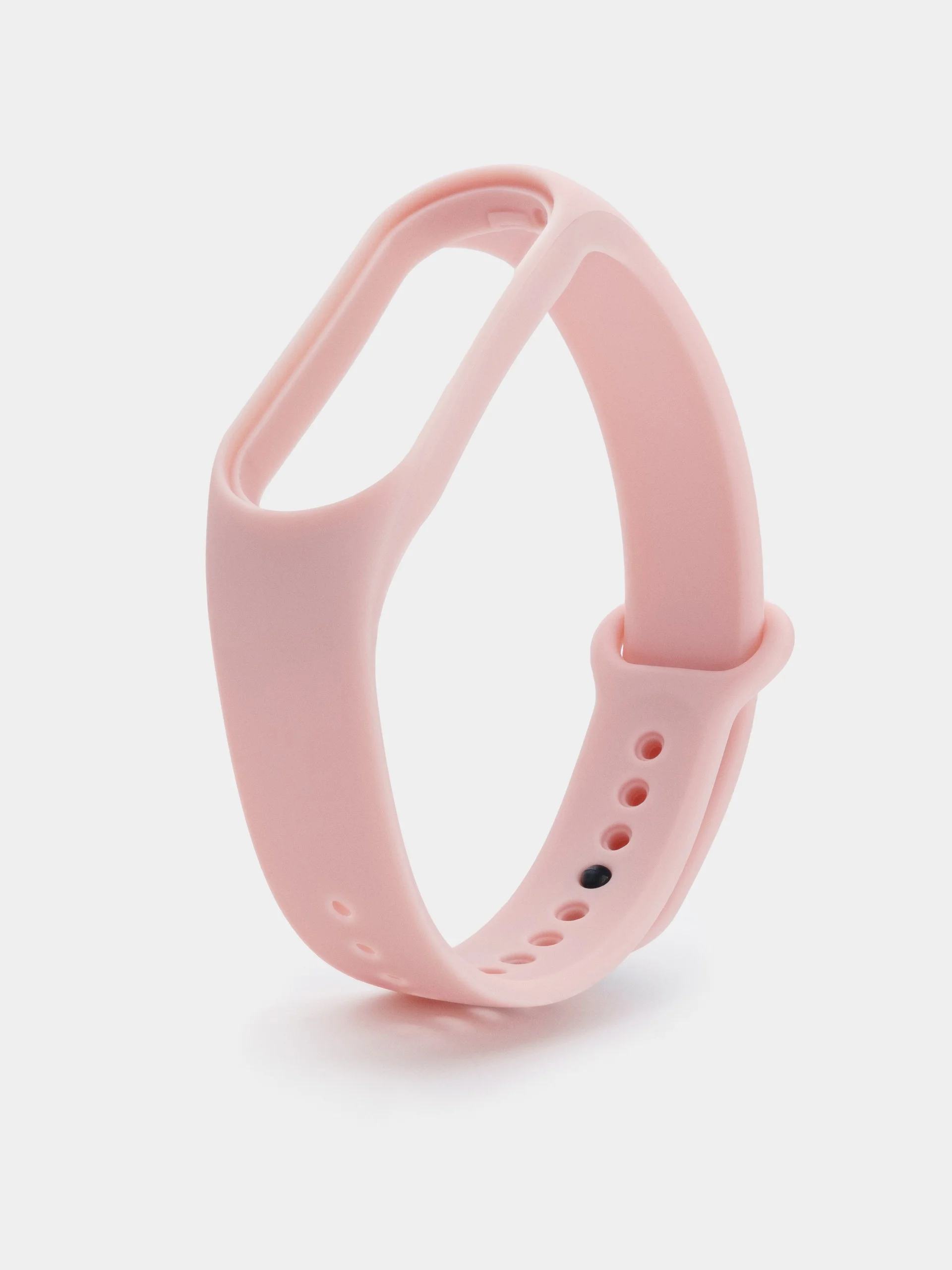 Пудровый силиконовый ремешок для Xiaomi Mi Band 5/6/7 ксяоми ми бэнд
