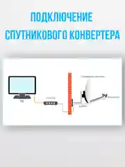 Конвертор спутниковый круговой поляризации DIVISAT DVS - C101, 1 выход