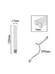 Фитолампа для растений, фитолампа, фитолампа для расады, LED, светодиодная, USB, 3 Вт
