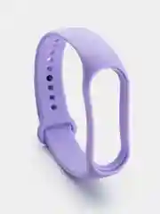 Лавандовый силиконовый ремешок для Xiaomi Mi Band 5/6/7 ксяоми ми бэнд
