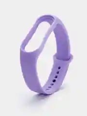 Лавандовый силиконовый ремешок для Xiaomi Mi Band 5/6/7 ксяоми ми бэнд
