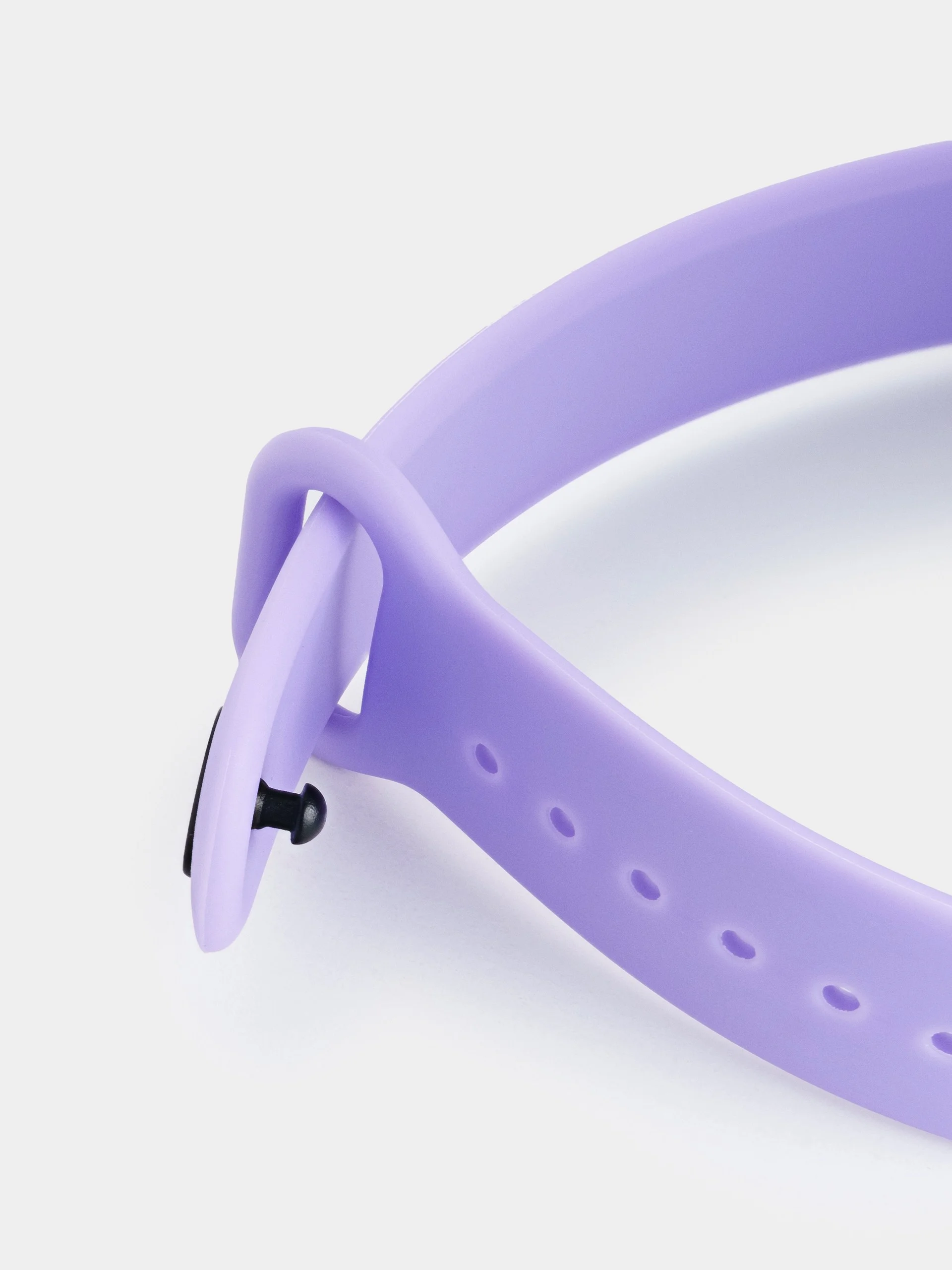 Лавандовый силиконовый ремешок для Xiaomi Mi Band 5/6/7 ксяоми ми бэнд