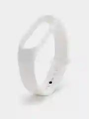 Белый силиконовый ремешок для Xiaomi Mi Band 5/6/7 ксяоми ми бэнд