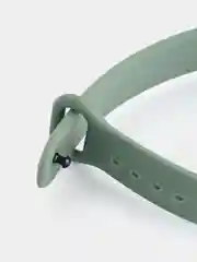 Зелёный хаки силиконовый ремешок для Xiaomi Mi Band 5/6/7 ксяоми ми бэнд