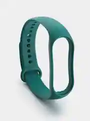 Тёмно-бирюзовый силиконовый ремешок для Xiaomi Mi Band 5/6/7 ксяоми ми бэнд