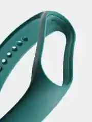 Тёмно-бирюзовый силиконовый ремешок для Xiaomi Mi Band 5/6/7 ксяоми ми бэнд