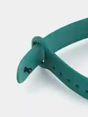 Тёмно-бирюзовый силиконовый ремешок для Xiaomi Mi Band 5/6/7 ксяоми ми бэнд