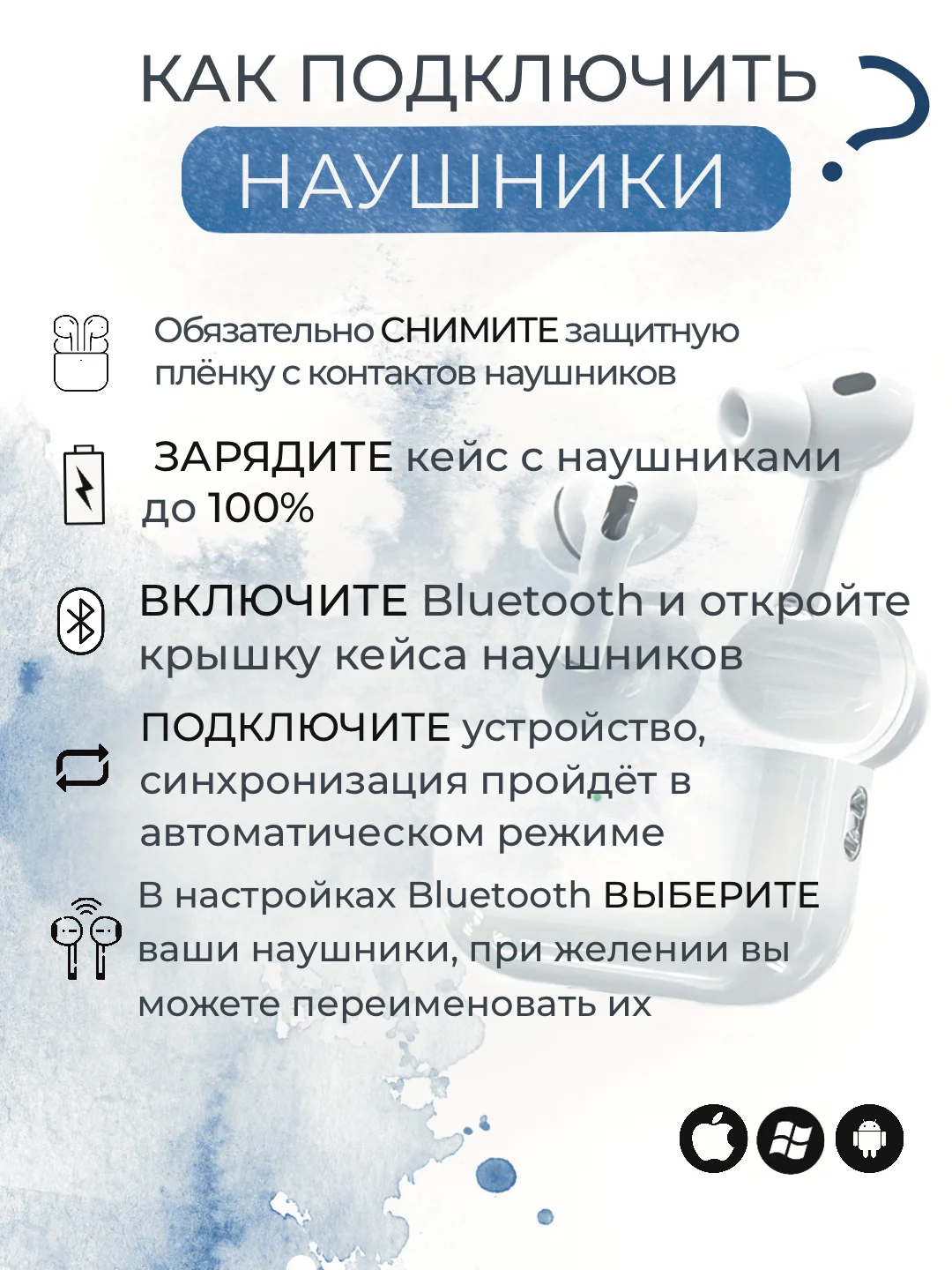 Беспроводные наушники Pods Pro 2, с шумоподавлением и прозрачностью