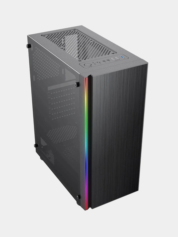 Корпус компьютерный с подсветкой Formula CL-3302B RGB, без БП
