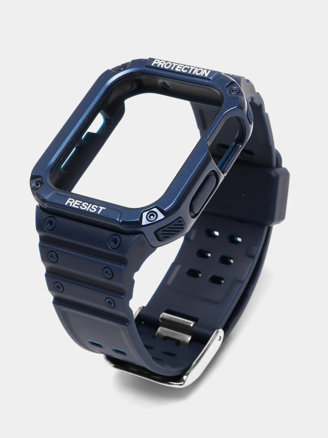 Синий ремешок для Apple Watch, с защитой