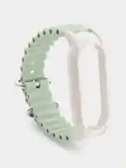 Мятный силиконовый ремешок для Xiaomi Mi Band 3 / 4 / 5 / 6