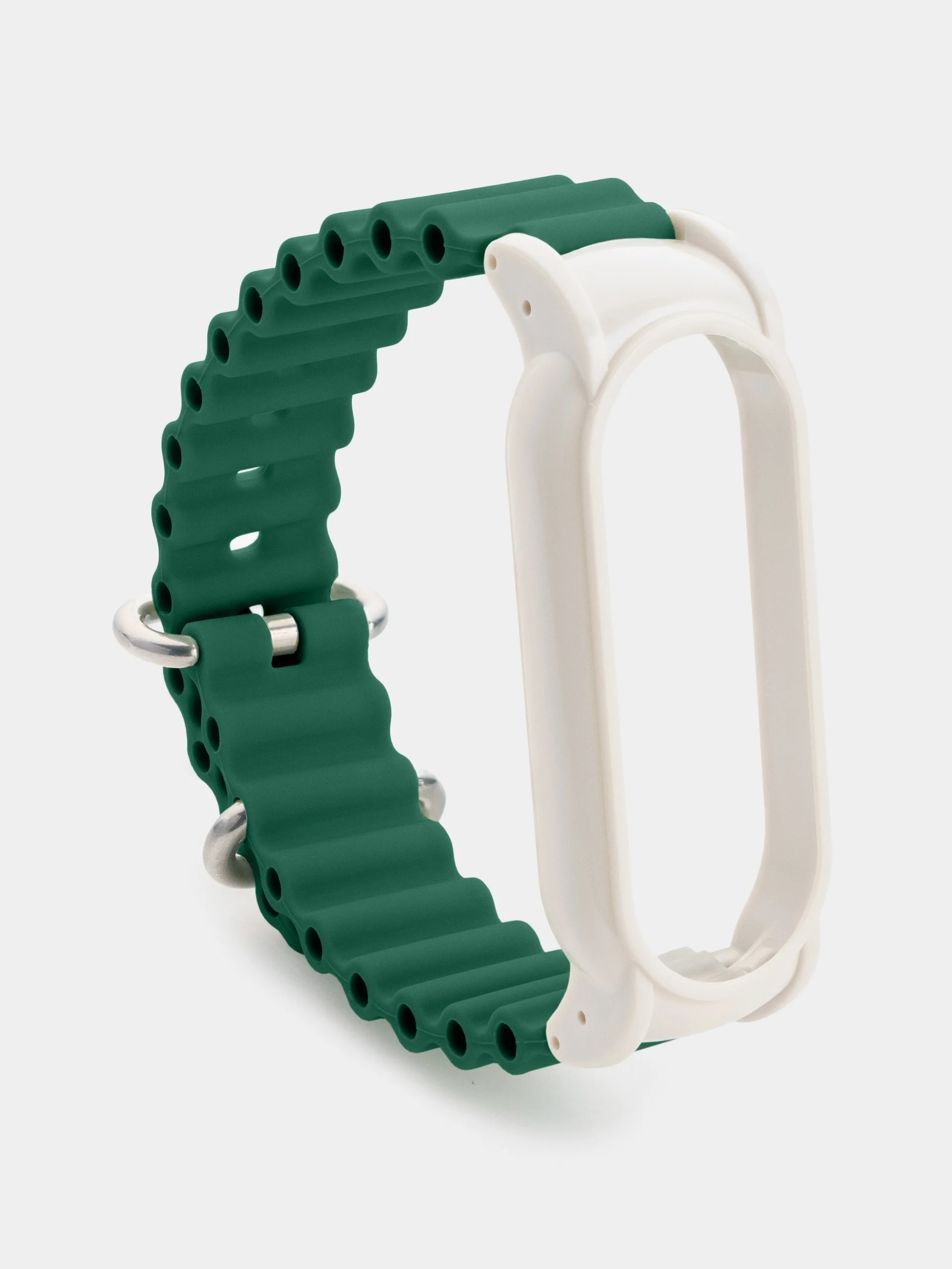 Голубой силиконовый ремешок для Xiaomi Mi Band 3 / 4 / 5 / 6
