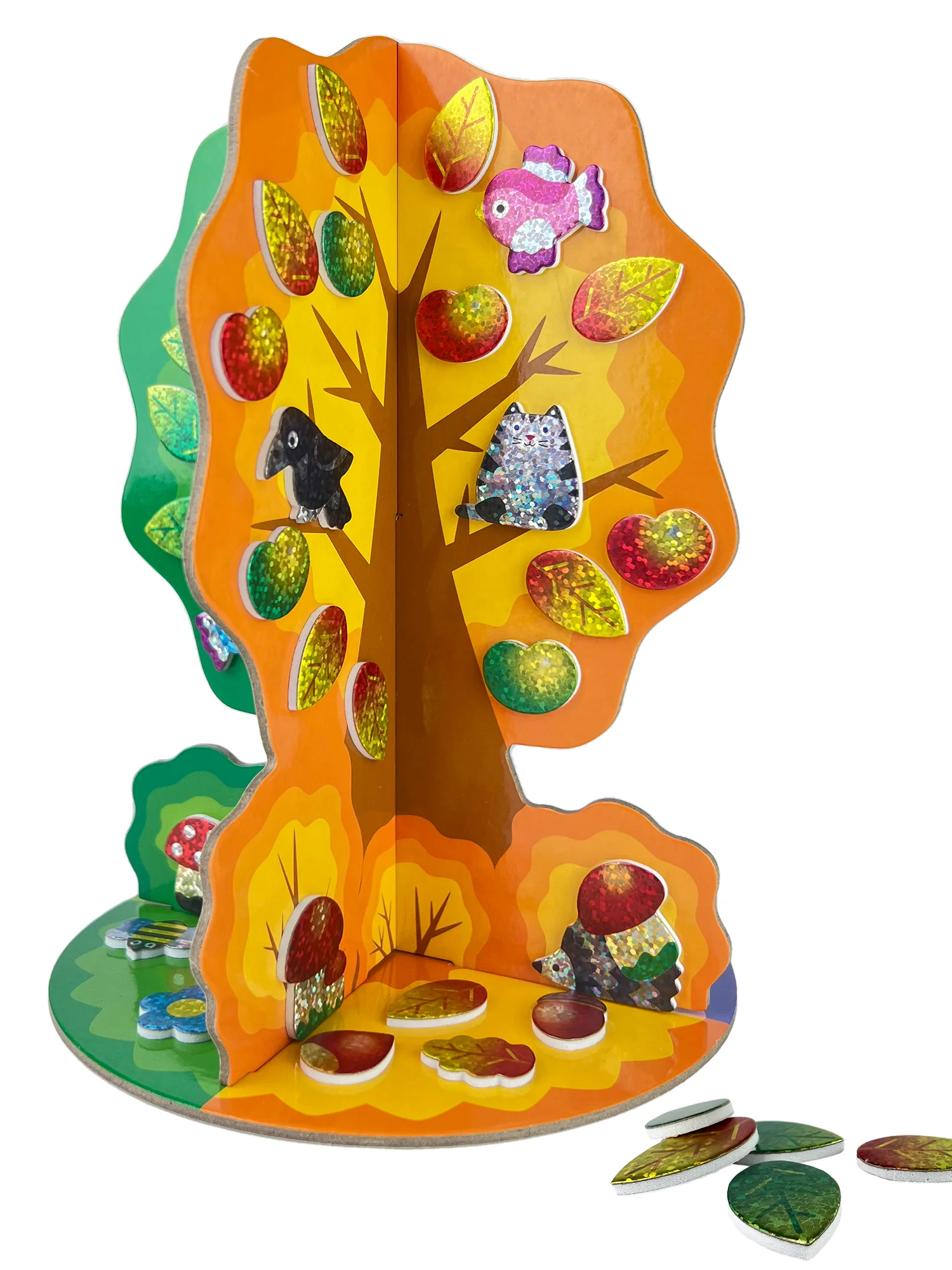 Мягкая картинка, 3D игрушка "Времена года. Сезонное дерево", Дрофа-Медиа