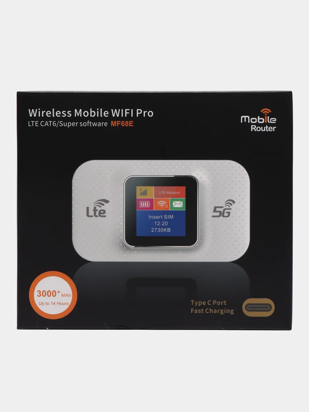 Белый карманный Wi-Fi Роутер, 4G/LTE, 3000mah