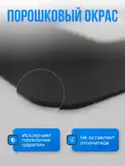 Полка кронштейн для тв приставки, роутера, пульта WALL SHELF-S черная