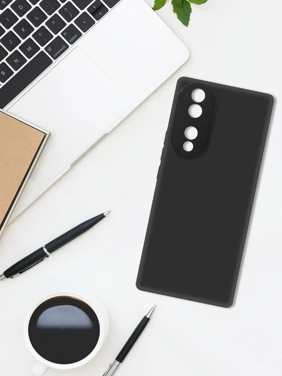 Чехол-накладка Krutoff Soft Case для Honor 70 черный