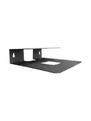 Полка кронштейн для тв приставки, роутера, пульта SANTRIN WALL SHELF-S стальная, черная