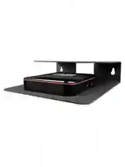 Полка кронштейн для тв приставки, роутера, пульта SANTRIN WALL SHELF-S стальная, черная