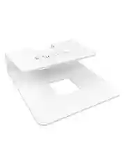 Полка кронштейн для тв приставки, роутера, пульта SANTRIN WALL SHELF-S стальная, белая