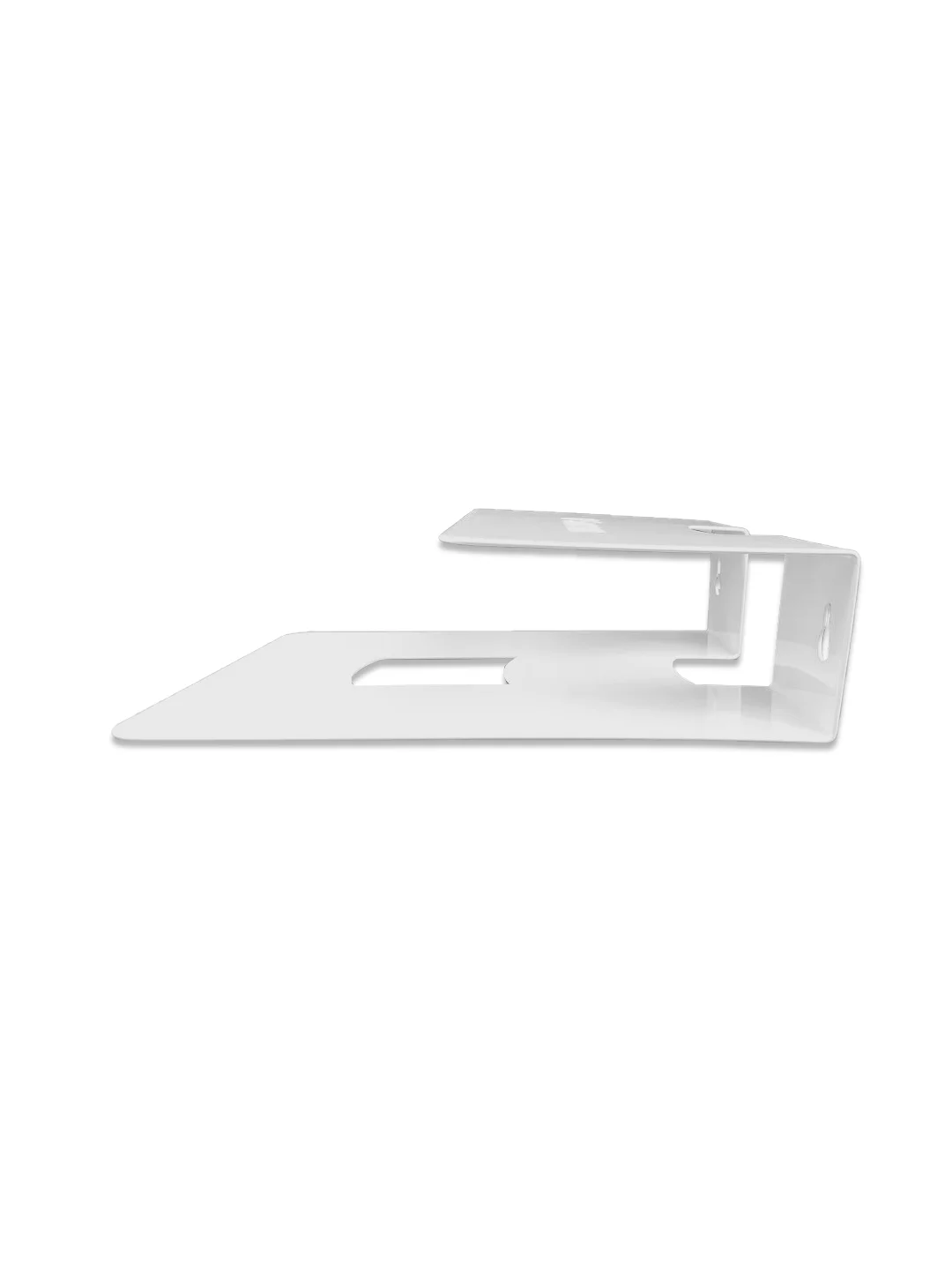 Полка кронштейн для тв приставки, роутера, пульта SANTRIN WALL SHELF-S стальная, белая