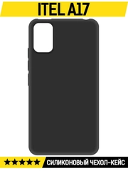 Чехол-накладка Krutoff Soft Case для ITEL A17 черный