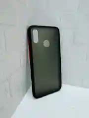 Черный чехол затемнённый пластик для Samsung A11 / M51 / Honor 20 / Honor 10i/ Huawei P smart Z