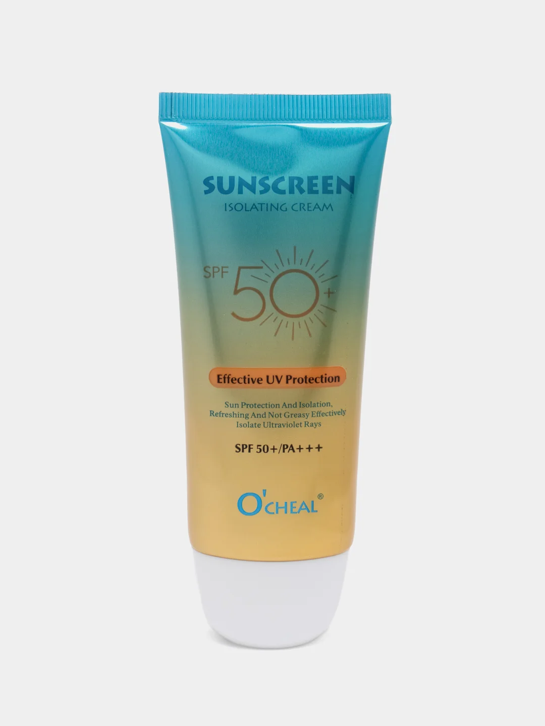 Голубой крем солнцезащитный увлажняющий для лица и тела, SPF 50+, 60 г