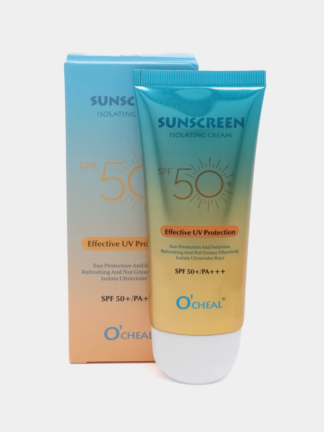Голубой крем солнцезащитный увлажняющий для лица и тела, SPF 50+, 60 г