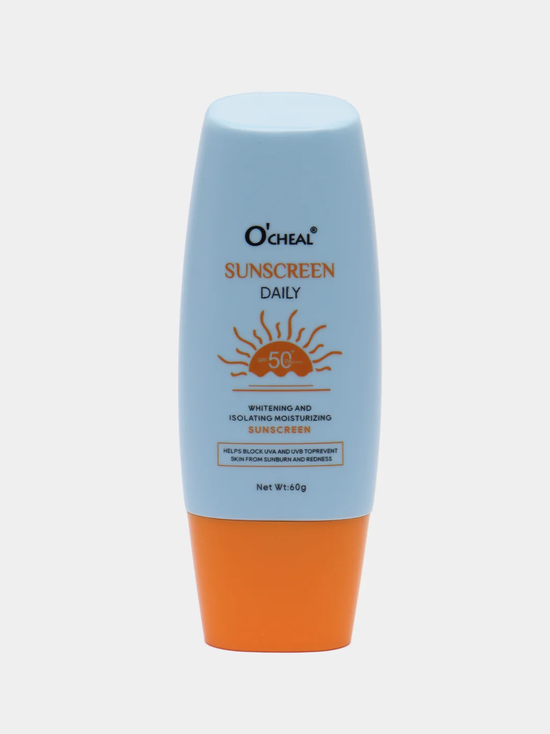 Крем солнцезащитный увлажняющий для лица и тела, SPF 50+, 60 г