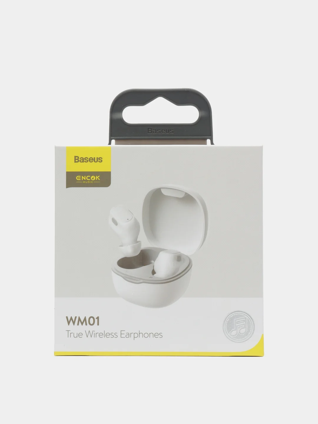 Беспроводные наушники вакуумные Baseus Encok True Wireless WM01, белые