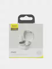 Беспроводные наушники вакуумные Baseus Encok True Wireless WM01, белые