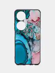 Фуксия чехол для Honor X7B с принтом, с рисунком (Хонор Икс 7Б/Икс 7Б)