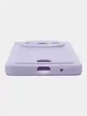 Сиреневый чехол для Xiaomi Redmi A3/A3X/POCO C61 (Сяоми Редми А3/A3х/Поко С61) с карманом для карт
