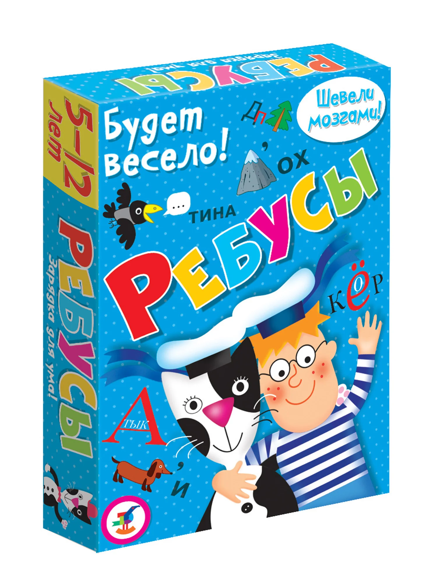 Настольная игра IQ Box "Ребусы", Дрофа-Медиа