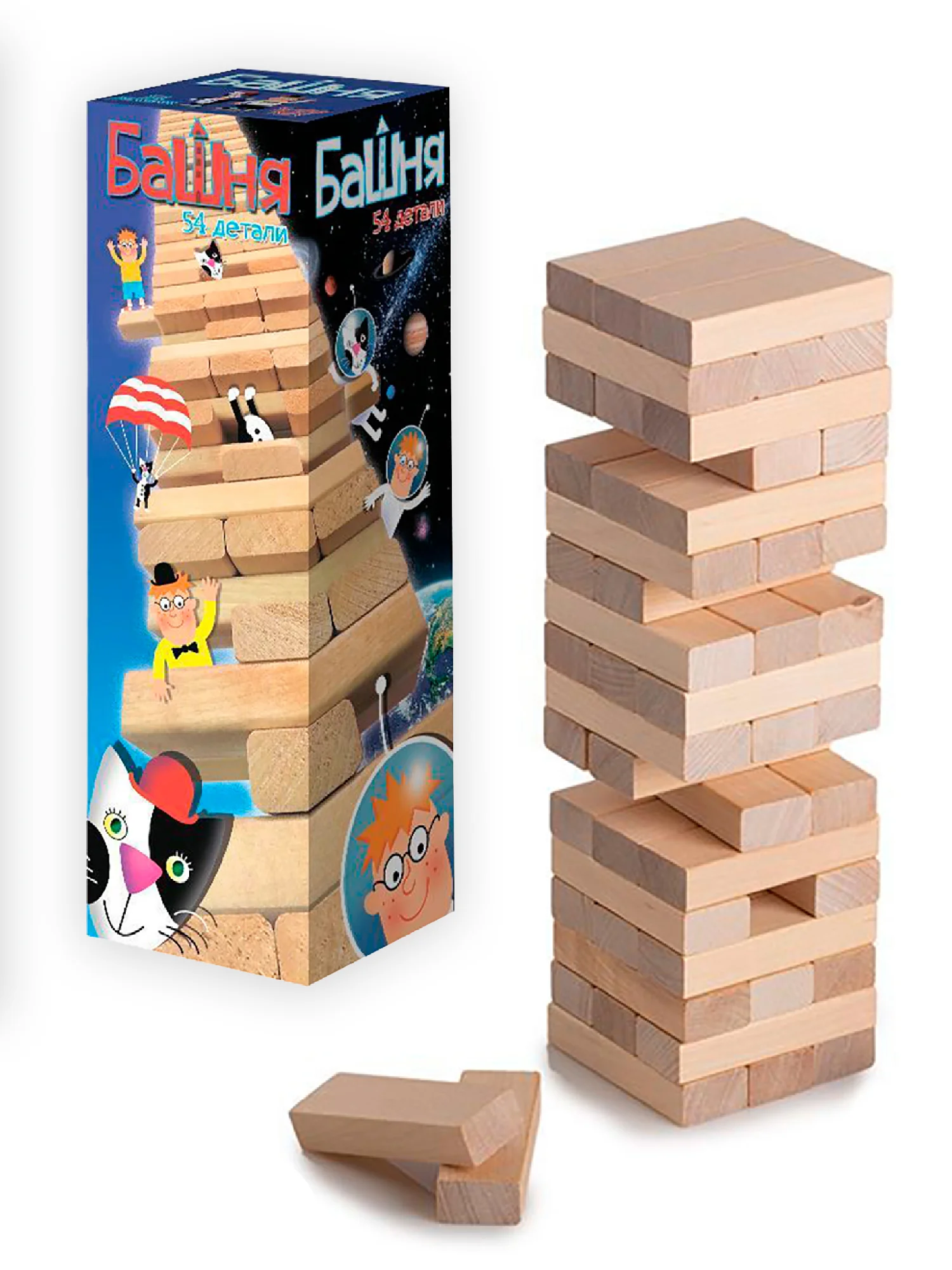 Игры из дерева. Башня