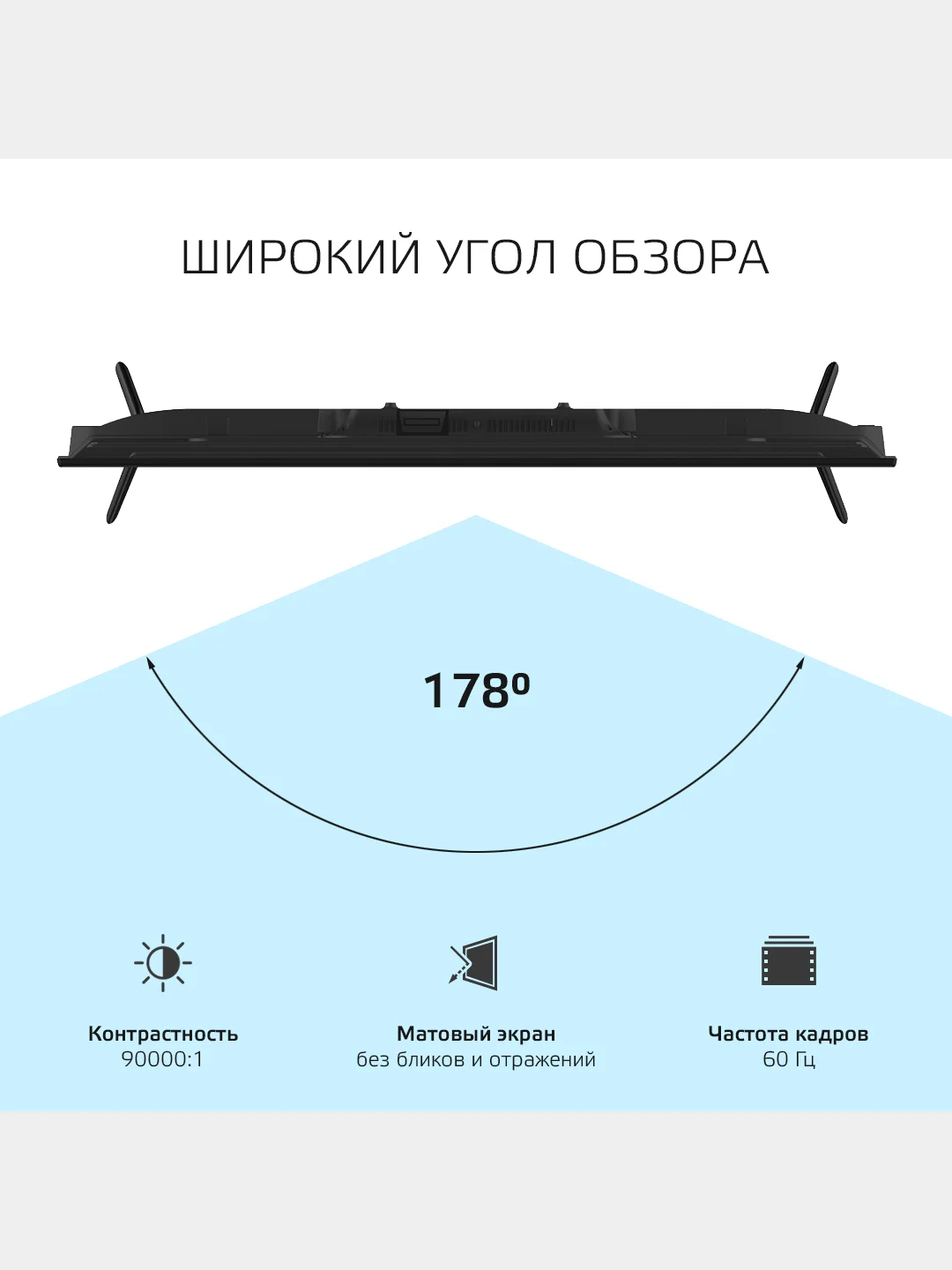 Телевизор Smart TV Harper 43F720TS, Android 11.0, Голосовое управление, Bluetooth 5,0