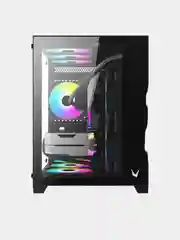 Черный корпус компьютерный Formula Crystal Z5 TG