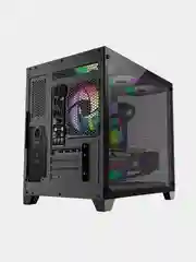 Черный корпус компьютерный Formula Crystal Z5 TG
