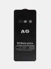 Черный защитное стекло матовое для Infinix Hot 40i / Smart 8 (Инфиникс Хот 40 ай / Смарт 8)