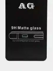 Черный защитное стекло матовое для Infinix Hot 40i / Smart 8 (Инфиникс Хот 40 ай / Смарт 8)