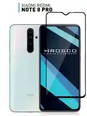 Стекло для Xiaomi Redmi Note 8 Pro защитное ROSCO олеофобное с рамкой, матовое, антишпион