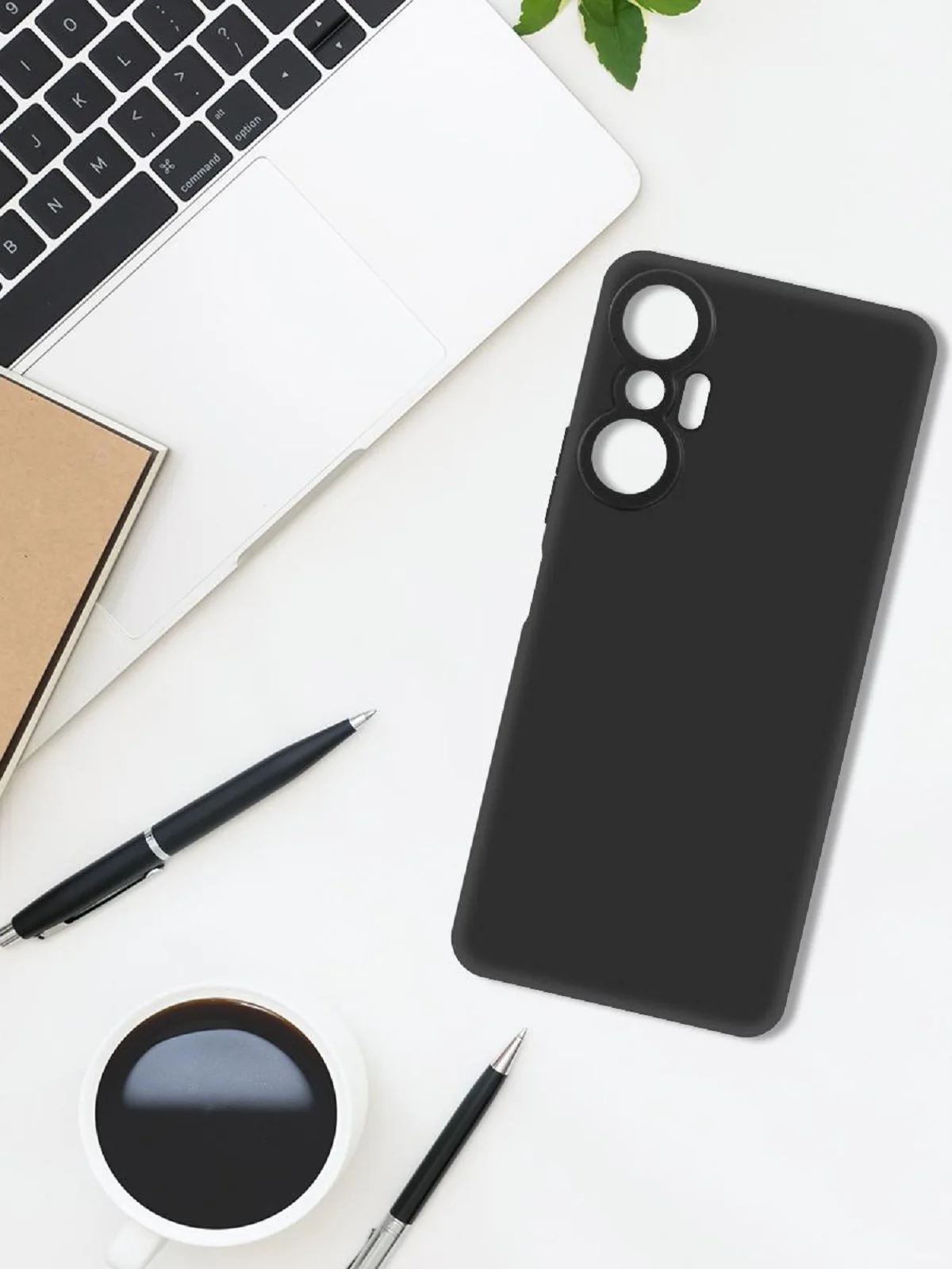 Чехол-накладка Krutoff Soft Case для INFINIX Hot 20S черный