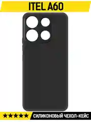 Чехол-накладка Krutoff Soft Case для ITEL A60/ A60s черный
