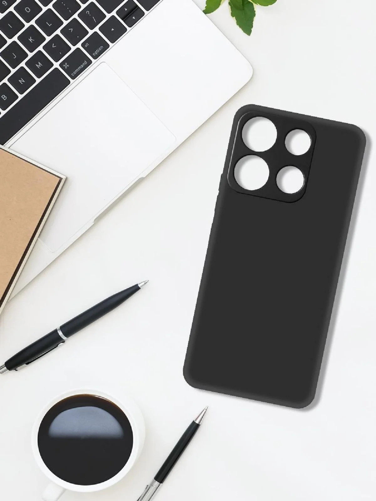 Чехол-накладка Krutoff Soft Case для ITEL A60/ A60s черный