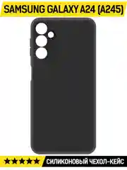 Чехол-накладка Krutoff Soft Case для Samsung Galaxy A24 (A245) черный