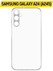 Чехол-накладка Krutoff Clear Case для Samsung Galaxy A24 (A245)